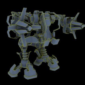 Mech with different guns