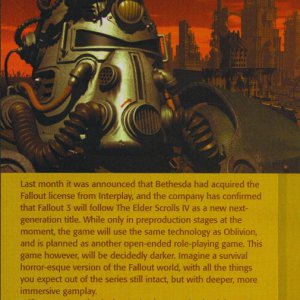 Fo3 in Gameinformer