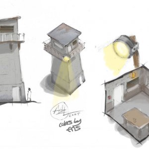 Coloured FW Concept art - Tower