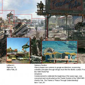 Materials in Fallout 3 concept art