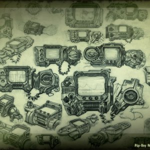 PIPBoy 3000 concept art