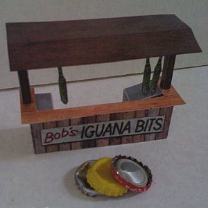 Bob's Iguana Bits paper model