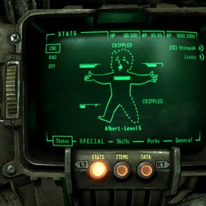 PipBoy health screen