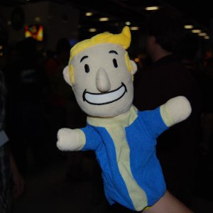 Vault Boy puppet at PAX