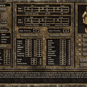 Loremaster Character Creation