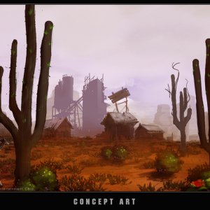 Project V13 Desert concept art