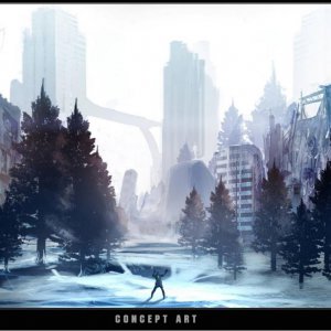 Project V13 Concept Art - Snow City