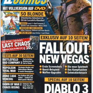 PC Games Germany New Vegas issue cover