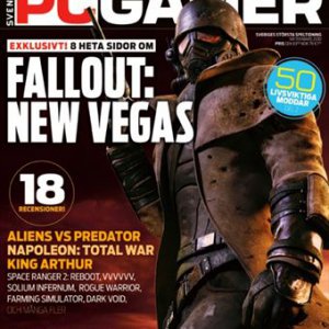 PC Gamer Sweden New Vegas issue cover