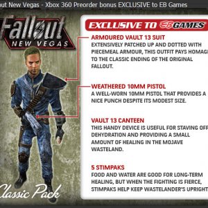 Fallout New Vegas Classic Pack