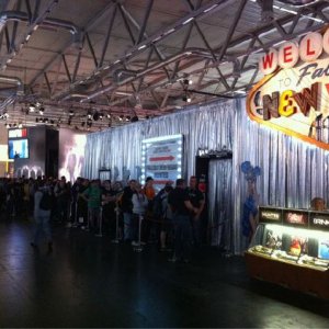 Line for New Vegas preview at GamesCom