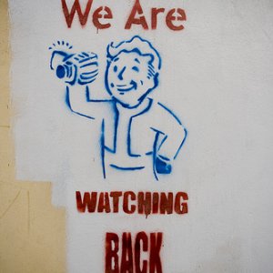 Vault Boy - political graffiti