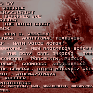 Credits screen