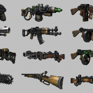 weapons of classic fallout