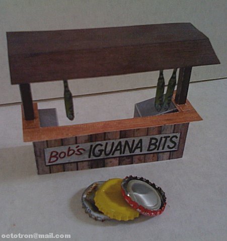 Bob's Iguana Bits paper model