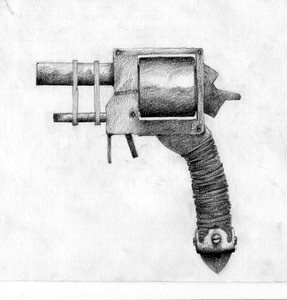 Concept art - self made gun