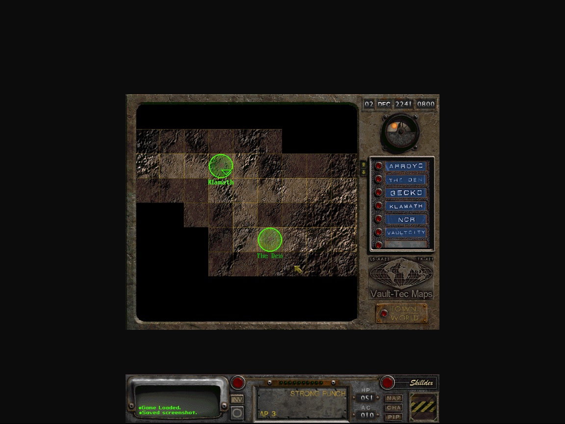 Fallout 2 at 1152*864 resolution