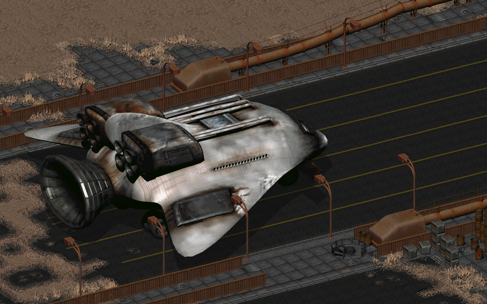 Fallout 2 - Shuttle - Desktop background 16:10 1680x1050