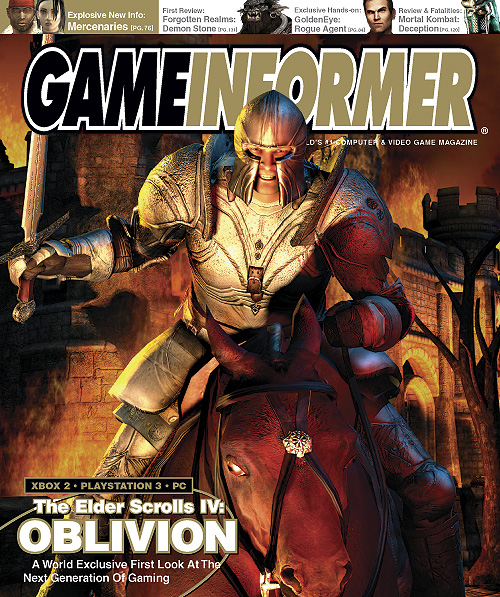 GameInformer's Cover of Elder Scrolls