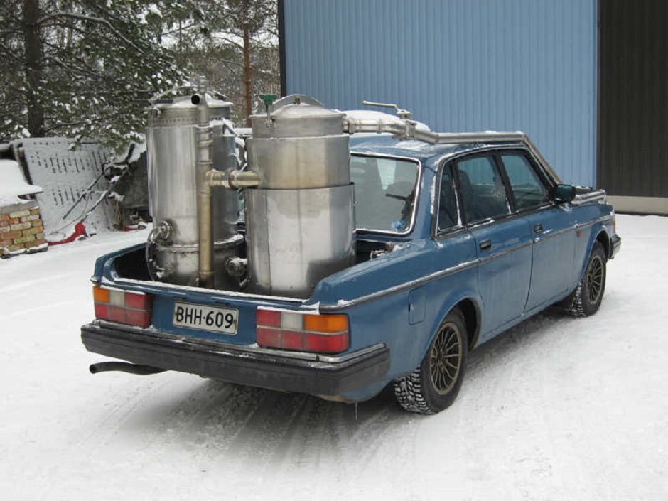 Gas Generator installed on a car