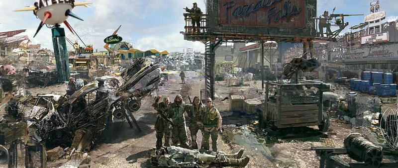 Materials in Fallout 3 concept art