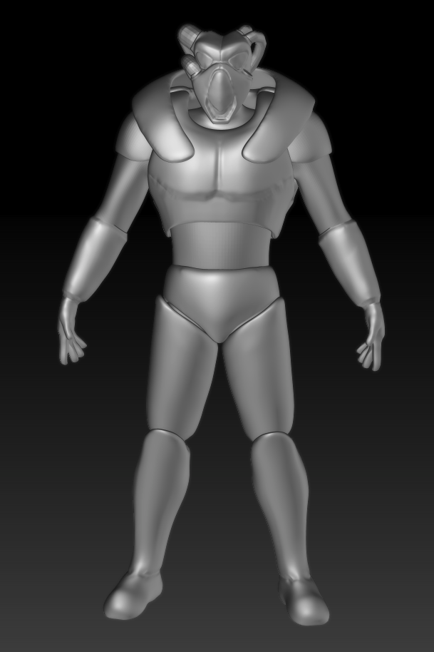 Original style Advanced Power Armor, 3D [WIP] (Fallout 2)