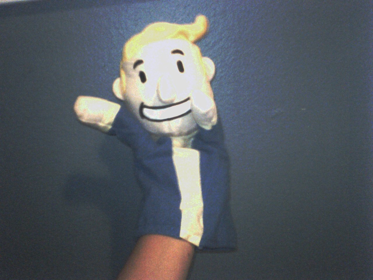 PAX promotional puppet