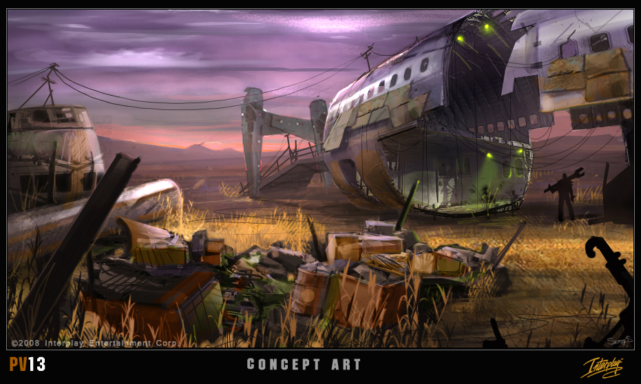 Project V13 Graveyard concept art