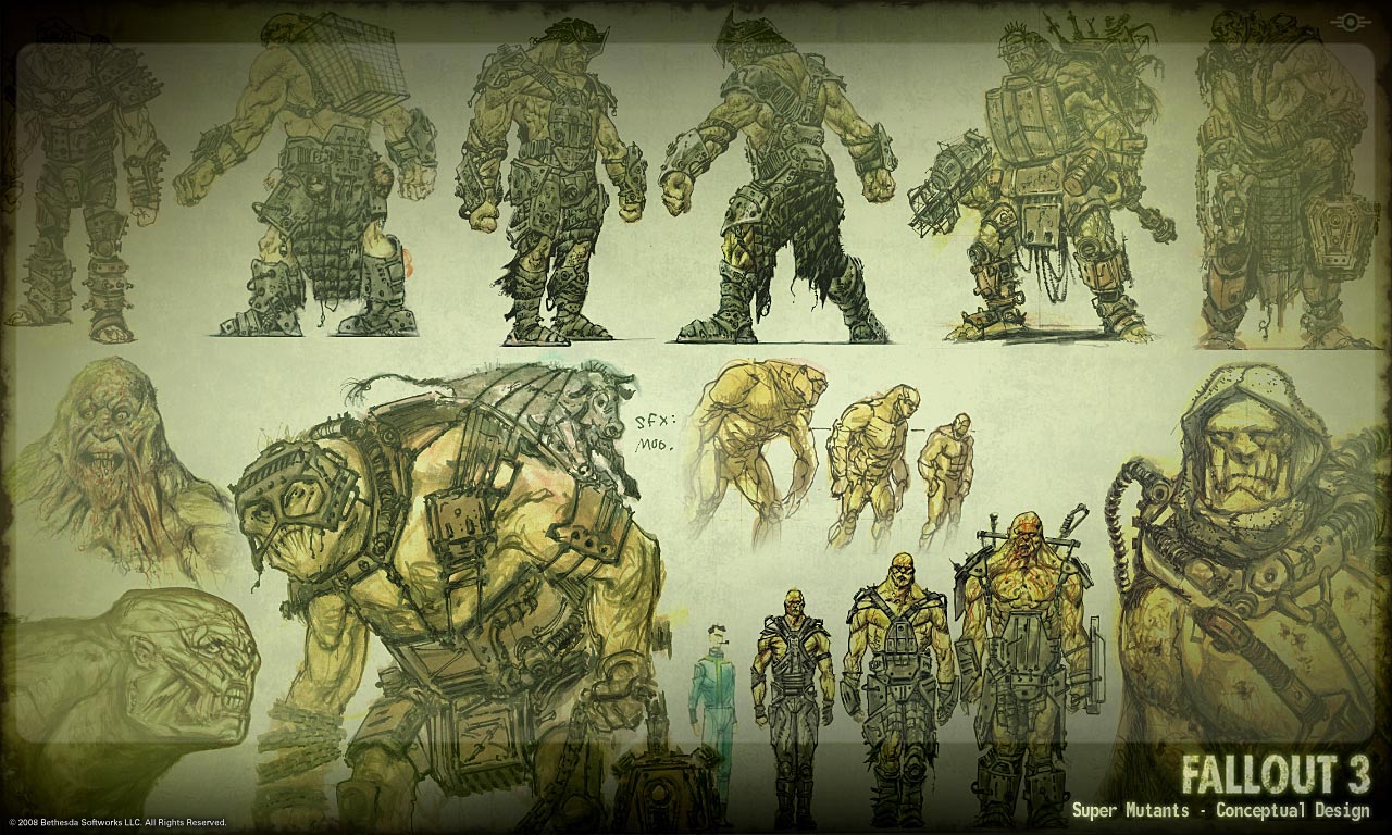 Super Mutants concept art