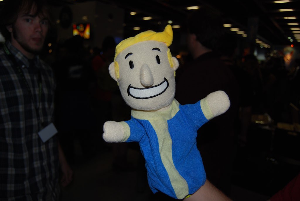 Vault Boy puppet at PAX