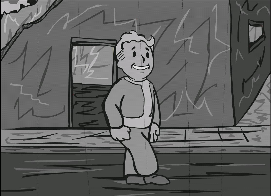 Vault Boy Walking