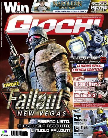 WinGiochi Italy New Vegas issue Cover