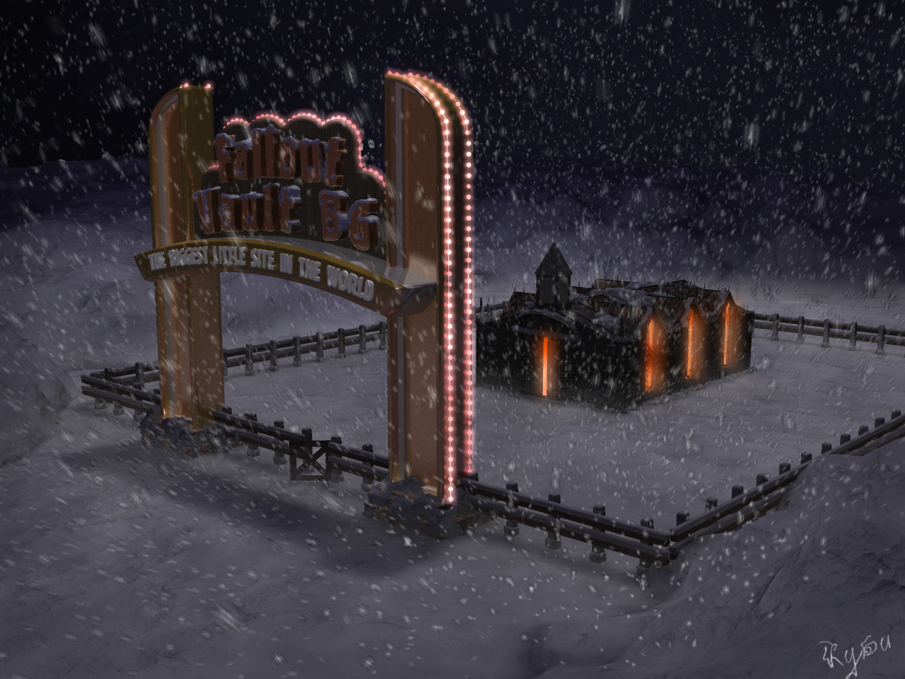 Winter Fallout BG Vault