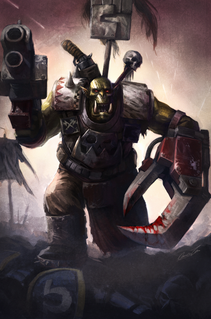 Blood_and_Thunder__Ork_Warboss_by_wraithdt.jpg